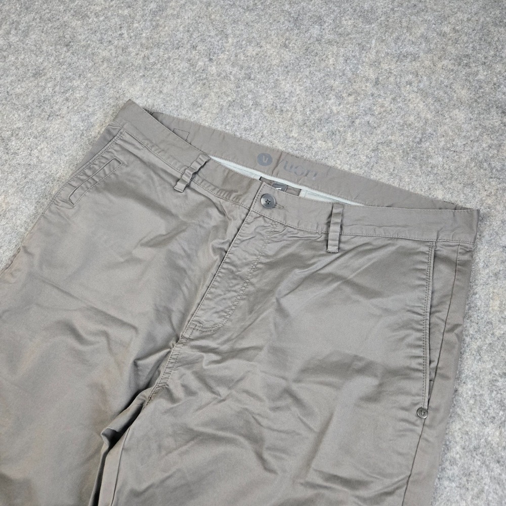 Vuori Collins Chino Pants Mens 36x30 Gray Stretch Cotton Twill Office V433 - Picture 2 of 12